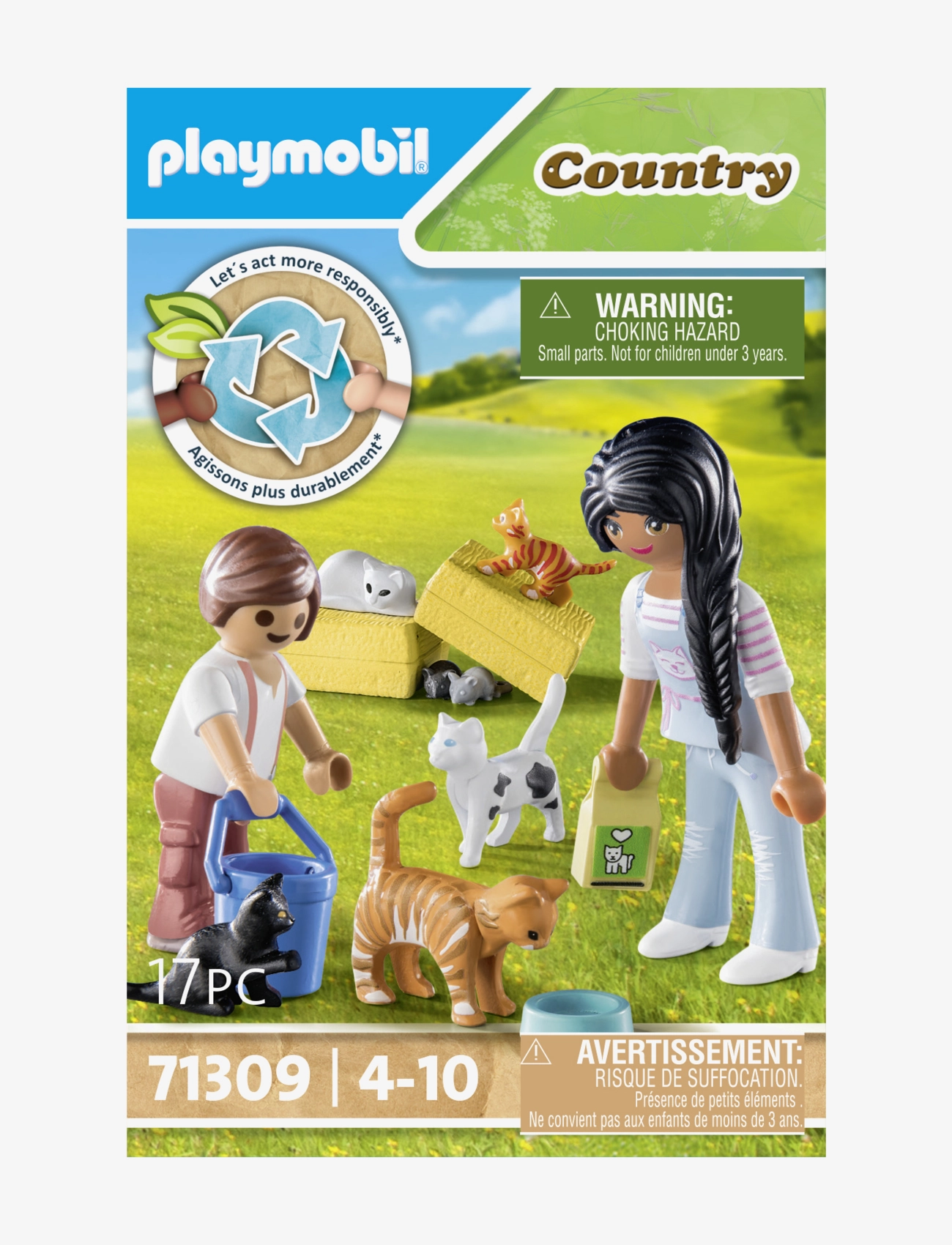 PLAYMOBIL - PLAYMOBIL Country Cat Family - 71309 - multicolored - 4
