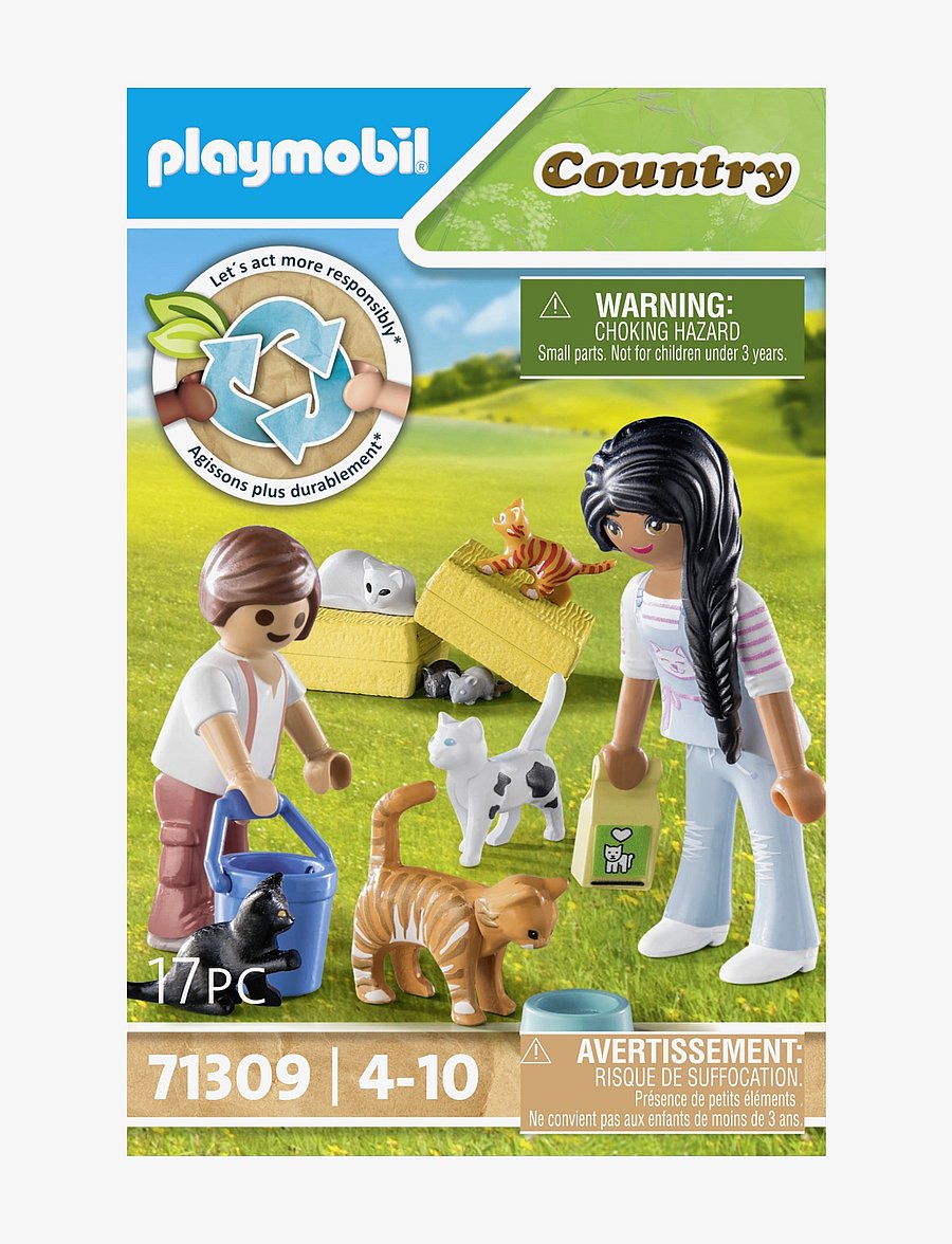 PLAYMOBIL - PLAYMOBIL Country Cat Family - 71309 - multicolored - 4