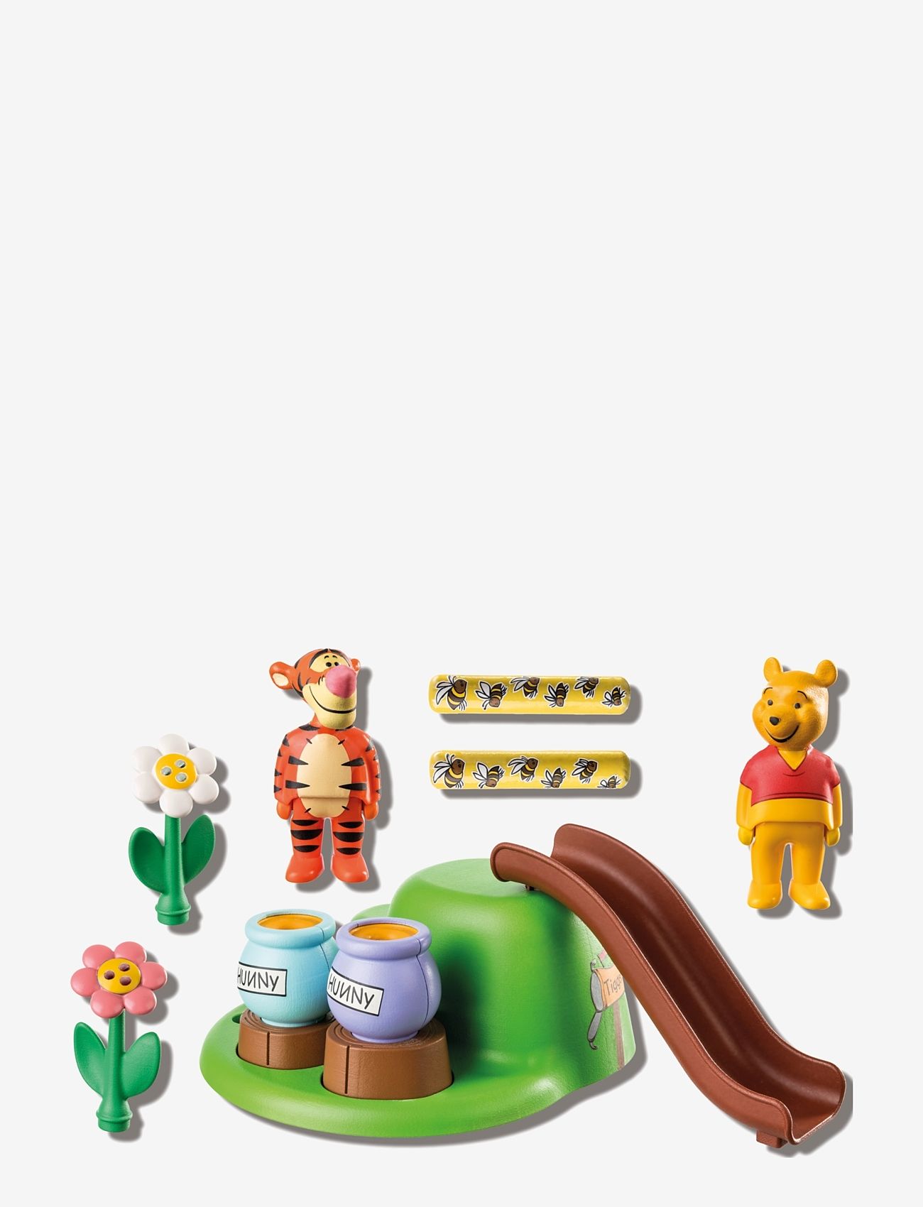 PLAYMOBIL - PLAYMOBIL 1.2.3 & Disney: Winnie's & Tigger's Bee Garden - 71317 - playmobil 1.2.3 - multicolored - 1