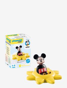 PLAYMOBIL 1.2.3 & Disney: Mickey's Spinning Sun with Rattle Feature - 71321, PLAYMOBIL