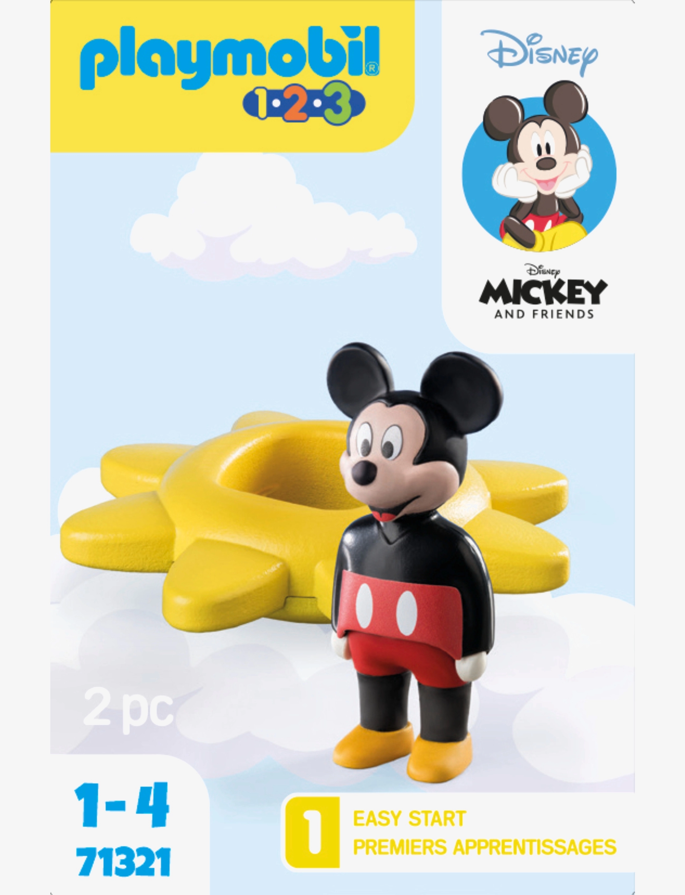 PLAYMOBIL - JUNIOR & Disney: Mickey's Spinning Sun with Rattle Feature - 71321 - playmobil junior - multicolored - 2