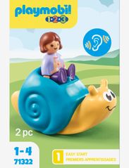 PLAYMOBIL - PLAYMOBIL 1.2.3: Rocking Snail with Rattle Feature - 71322 - playmobil 1.2.3 - multicolored - 2