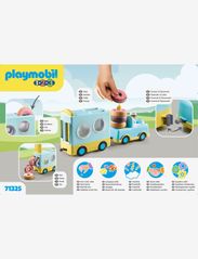 PLAYMOBIL - PLAYMOBIL 1.2.3: Doughnut Truck with Stacking and Sorting Feature - 71325 - playmobil 1.2.3 - multicolored - 2