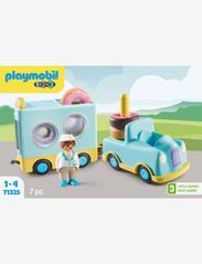 PLAYMOBIL - PLAYMOBIL 1.2.3: Doughnut Truck with Stacking and Sorting Feature - 71325 - playmobil 1.2.3 - multicolored - 3