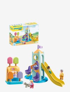 PLAYMOBIL 1.2.3: Adventure Tower with Ice Cream Booth - 71326, PLAYMOBIL
