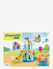 PLAYMOBIL - PLAYMOBIL 1.2.3: Adventure Tower with Ice Cream Booth - 71326 - playmobil 1.2.3 - multicolored - 2