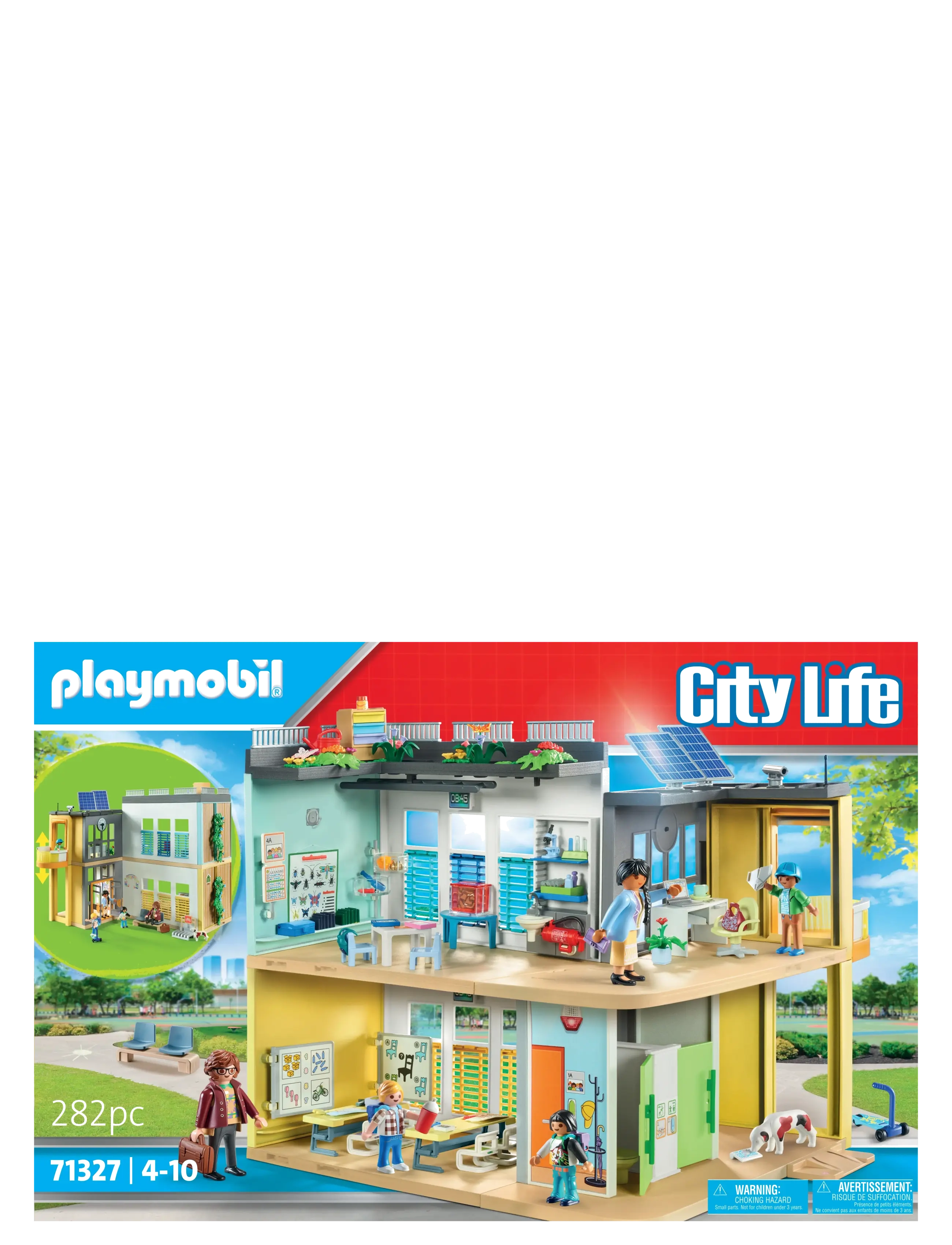 PLAYMOBIL Stor Skole Patterned - One Size - Kinder