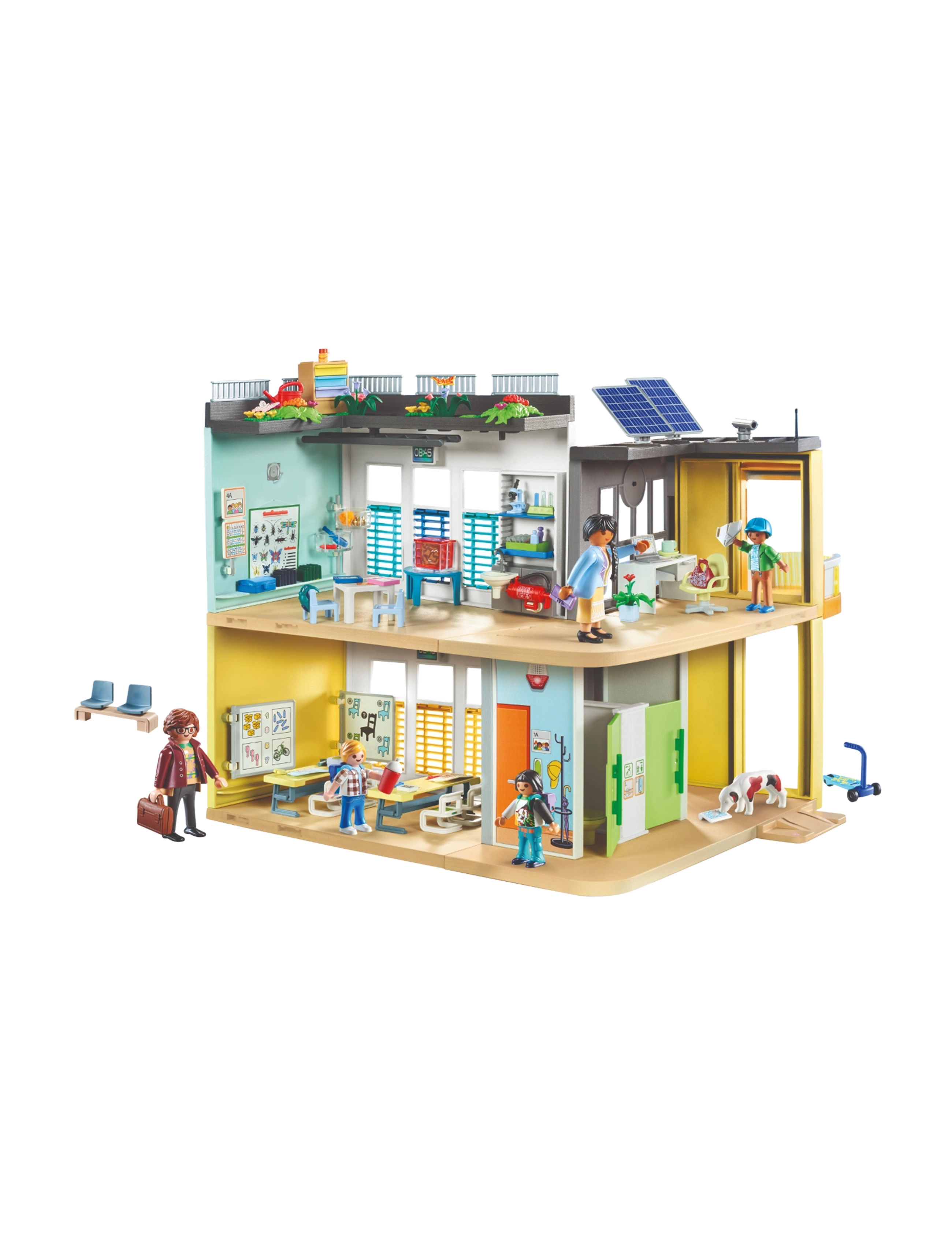 PLAYMOBIL City Life Large School - 71327 - MULTICOLORED