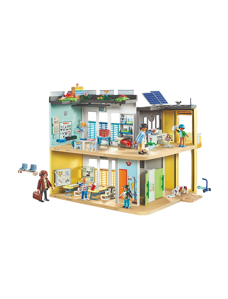 PLAYMOBIL - PLAYMOBIL City Life Large School - 71327 - playmobil city life - multicolored - 0