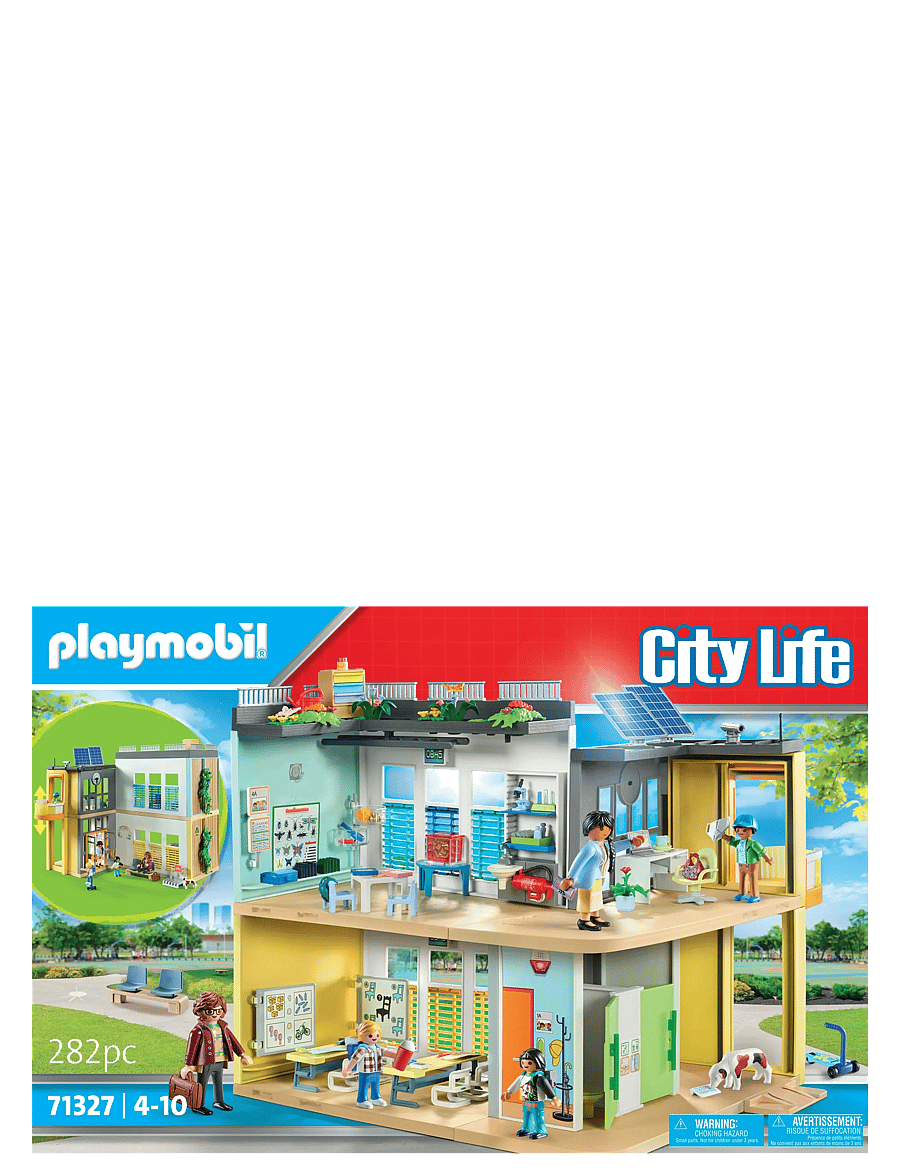 PLAYMOBIL - PLAYMOBIL City Life Large School - 71327 - playmobil city life - multicolored - 1