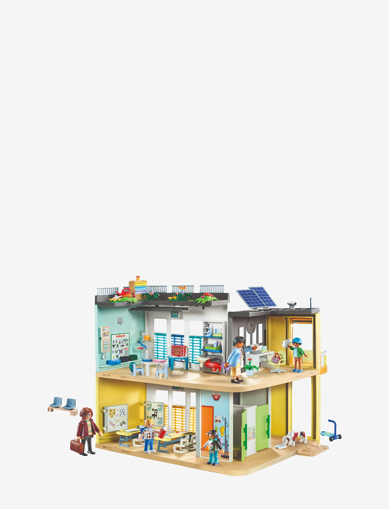 PLAYMOBIL - PLAYMOBIL City Life Stor skole - 71327 - playmobil city life - multicolored - 1
