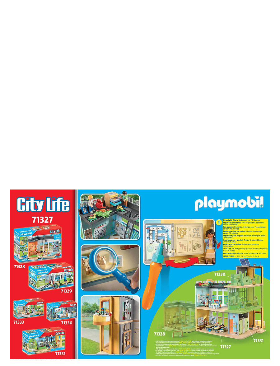 PLAYMOBIL - PLAYMOBIL City Life Large School - 71327 - playmobil city life - multicolored - 3