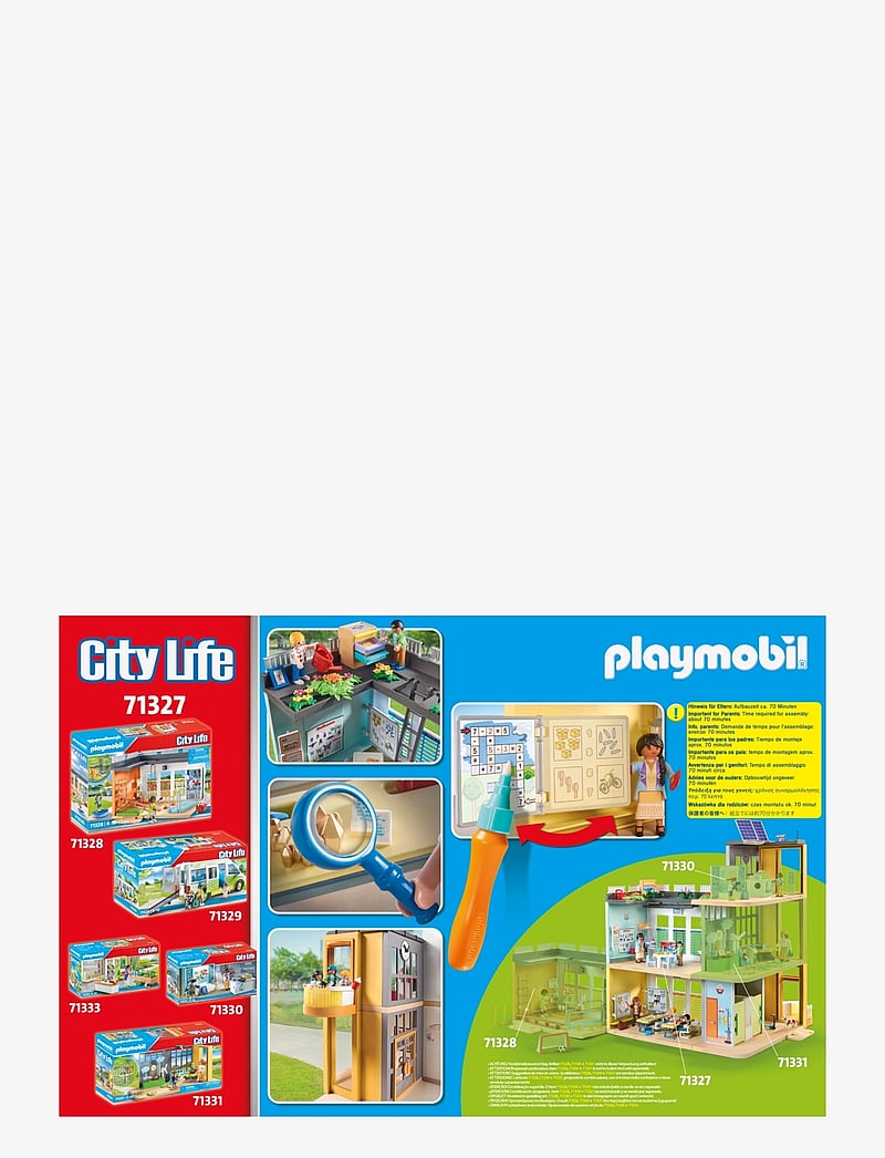 PLAYMOBIL - PLAYMOBIL City Life Large School - 71327 - playmobil city life - multicolored - 3
