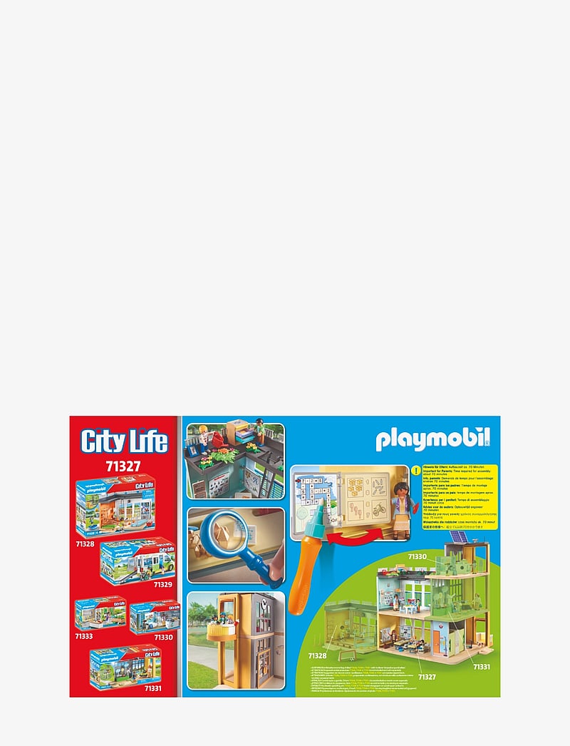 PLAYMOBIL - PLAYMOBIL City Life Large School - 71327 - playmobil city life - multicolored - 4