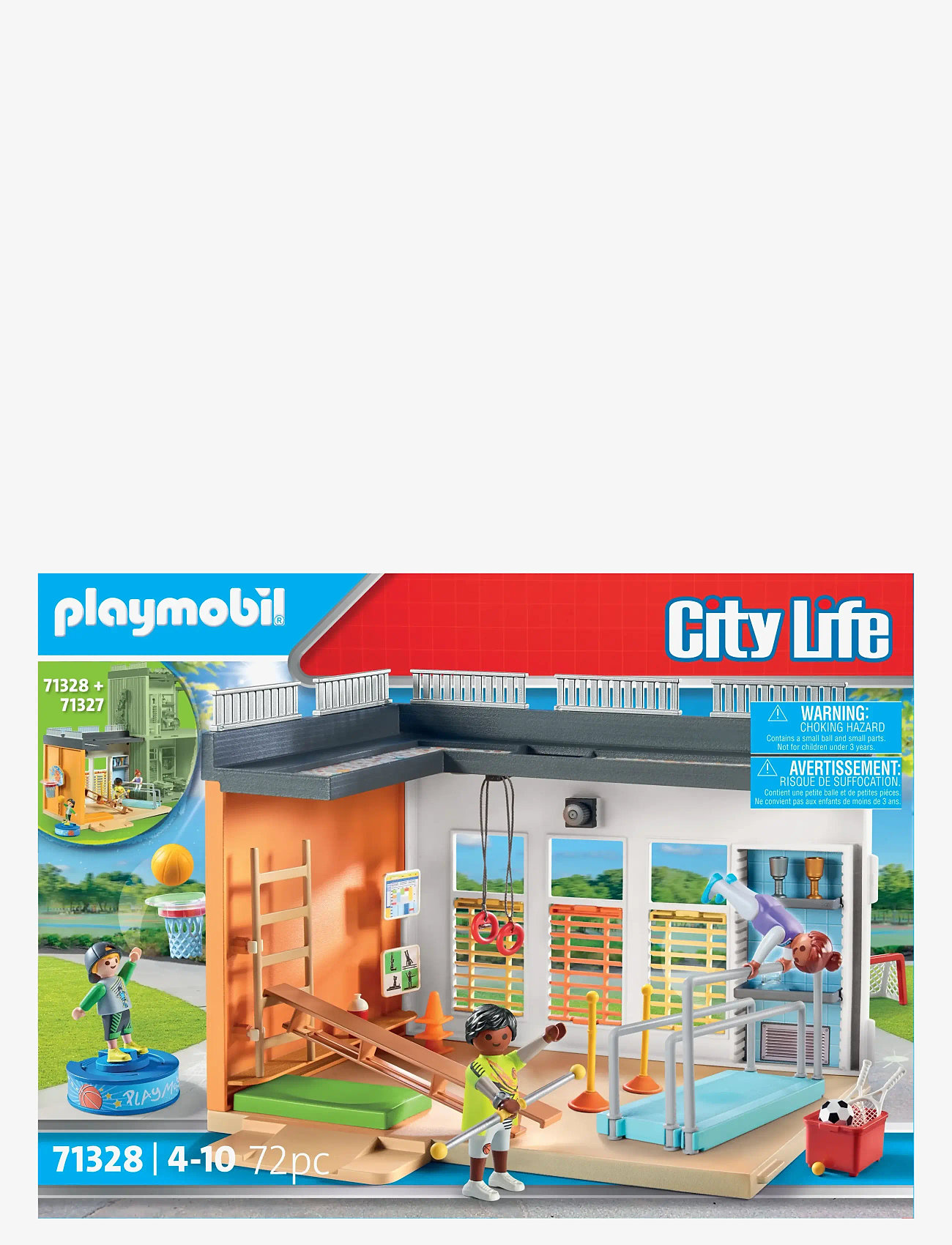 PLAYMOBIL - PLAYMOBIL City Life Gymnastiksal som tilbygning - 71328 - playmobil city life - multicolored - 1
