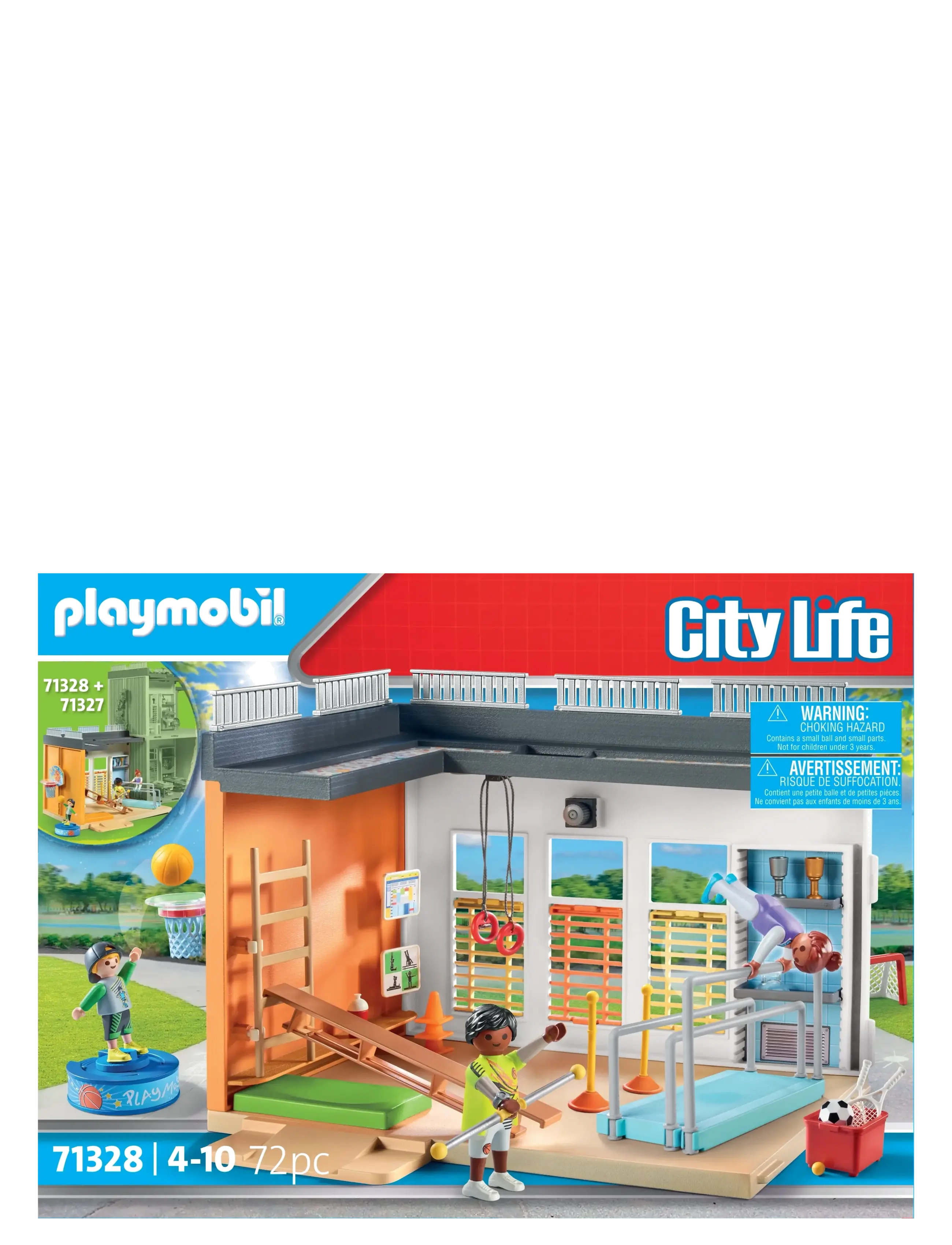 PLAYMOBIL PLAYMOBIL City Life Tillbyggnad Gymnastiksal - 71328 - Leksaker - MULTICOLORED / multi