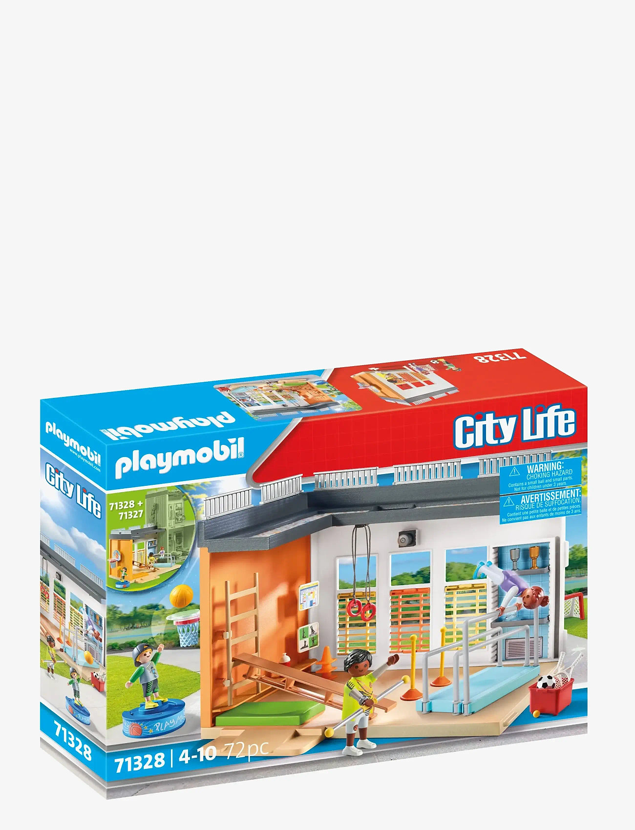PLAYMOBIL - PLAYMOBIL City Life Gymnastiksal som tilbygning - 71328 - playmobil city life - multicolored - 2