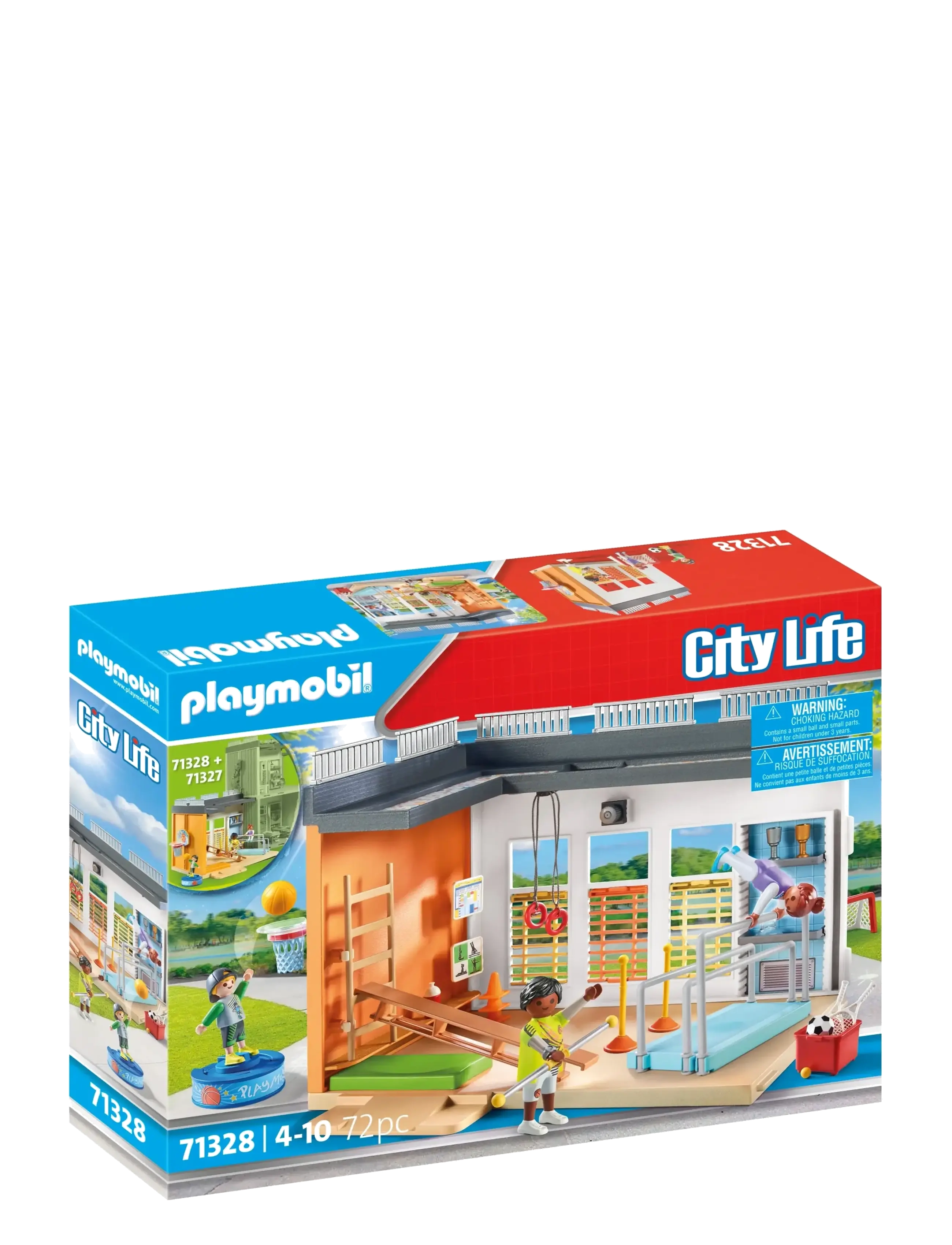 PLAYMOBIL - PLAYMOBIL City Life Gymnastiksal som tilbygning - 71328 - multicolored - 2