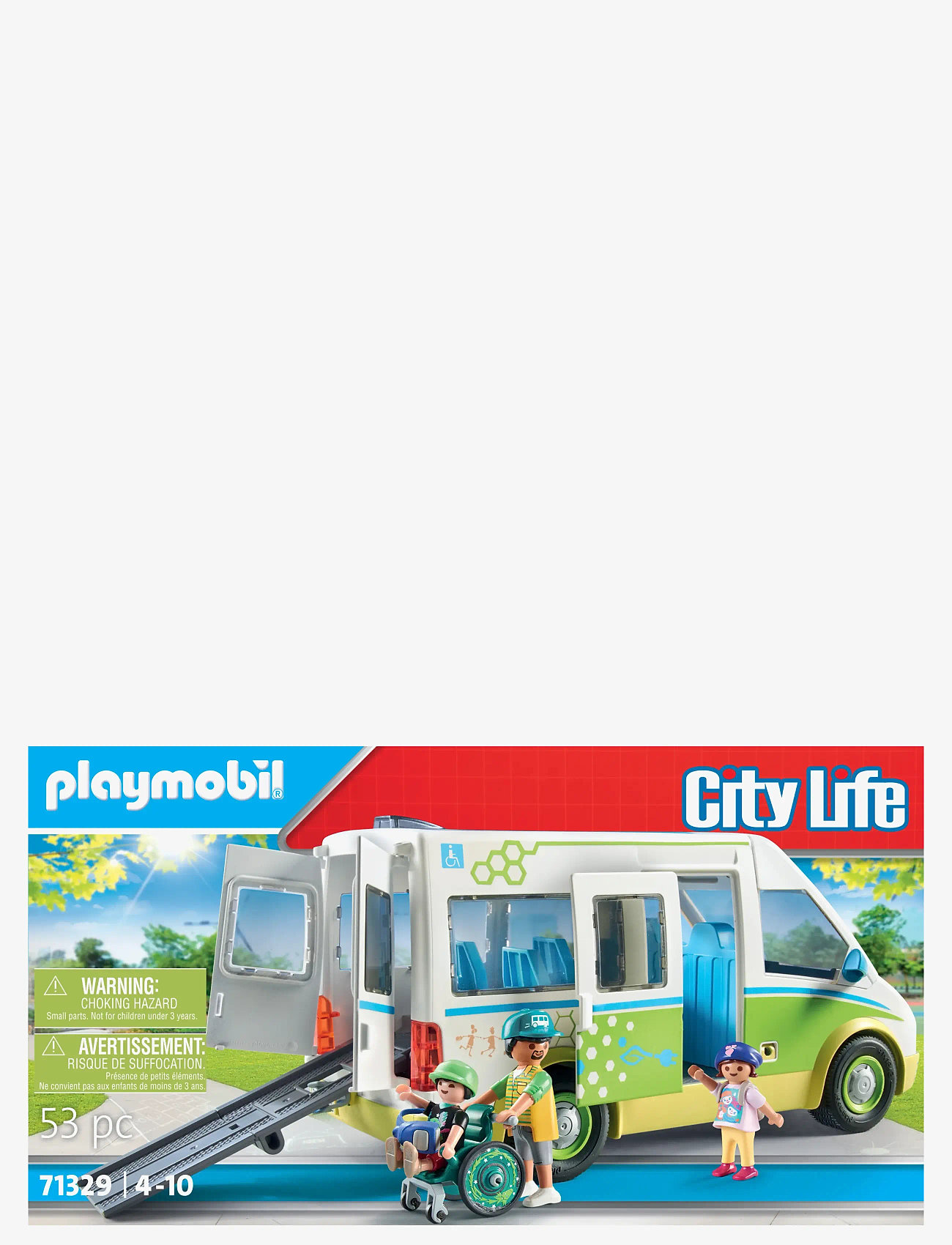 PLAYMOBIL - PLAYMOBIL City Life Skolebus - 71329 - playmobil city life - multicolored - 0