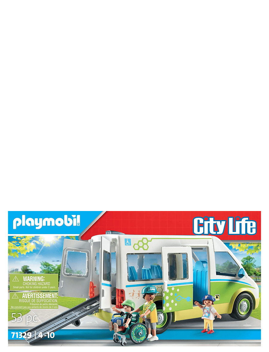 PLAYMOBIL - PLAYMOBIL City Life School Bus - 71329 - multicolored - 0