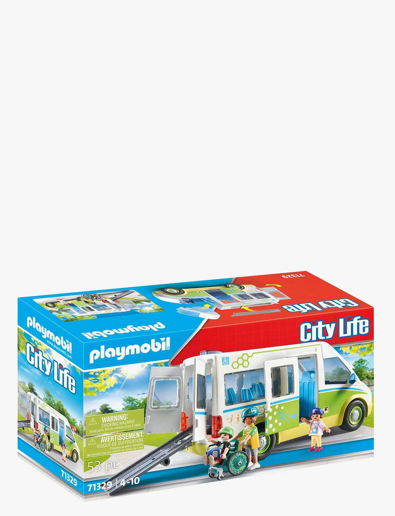PLAYMOBIL - PLAYMOBIL City Life Skolebus - 71329 - playmobil city life - multicolored - 1