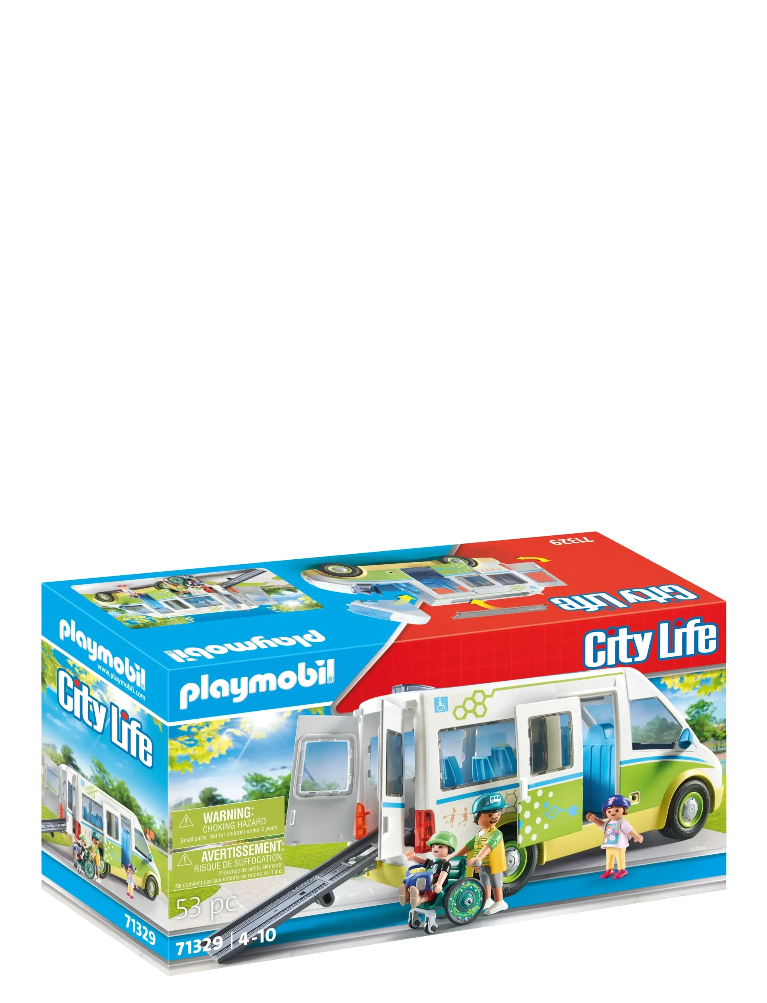 PLAYMOBIL - PLAYMOBIL City Life School Bus - 71329 - multicolored - 1
