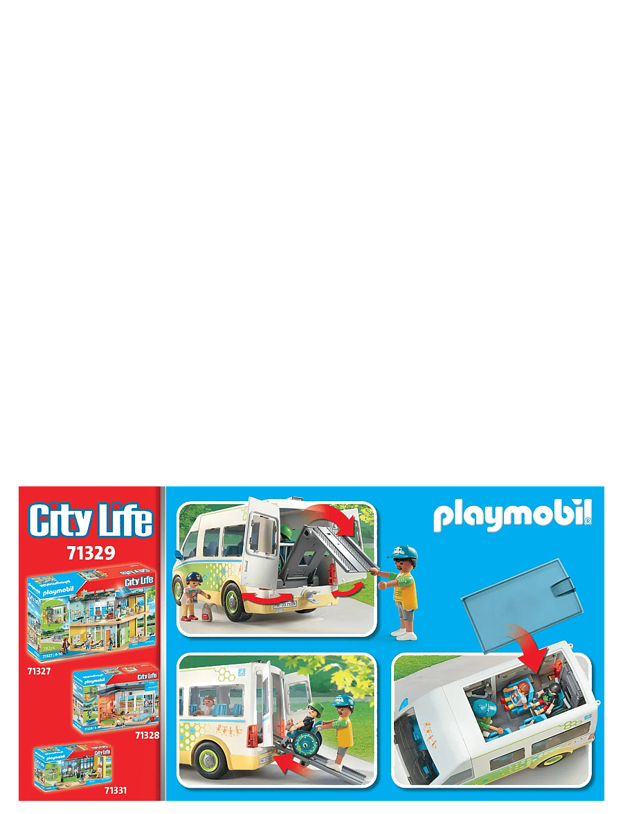 PLAYMOBIL - PLAYMOBIL City Life School Bus - 71329 - multicolored - 2