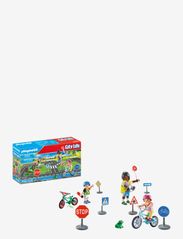 PLAYMOBIL City Life Cykeltræning - 71332 - MULTICOLORED