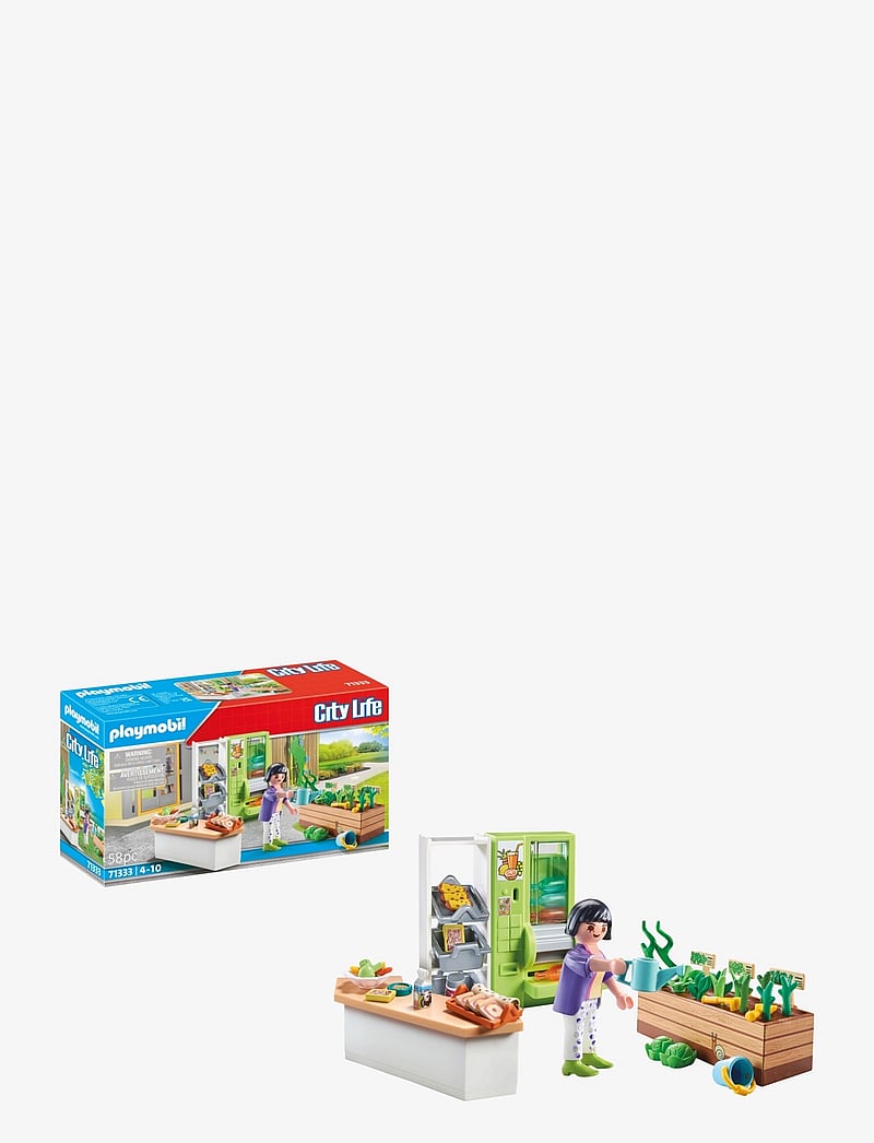 PLAYMOBIL - PLAYMOBIL City Life Lunch Kiosk - 71333 - playmobil city life - multicolored - 0