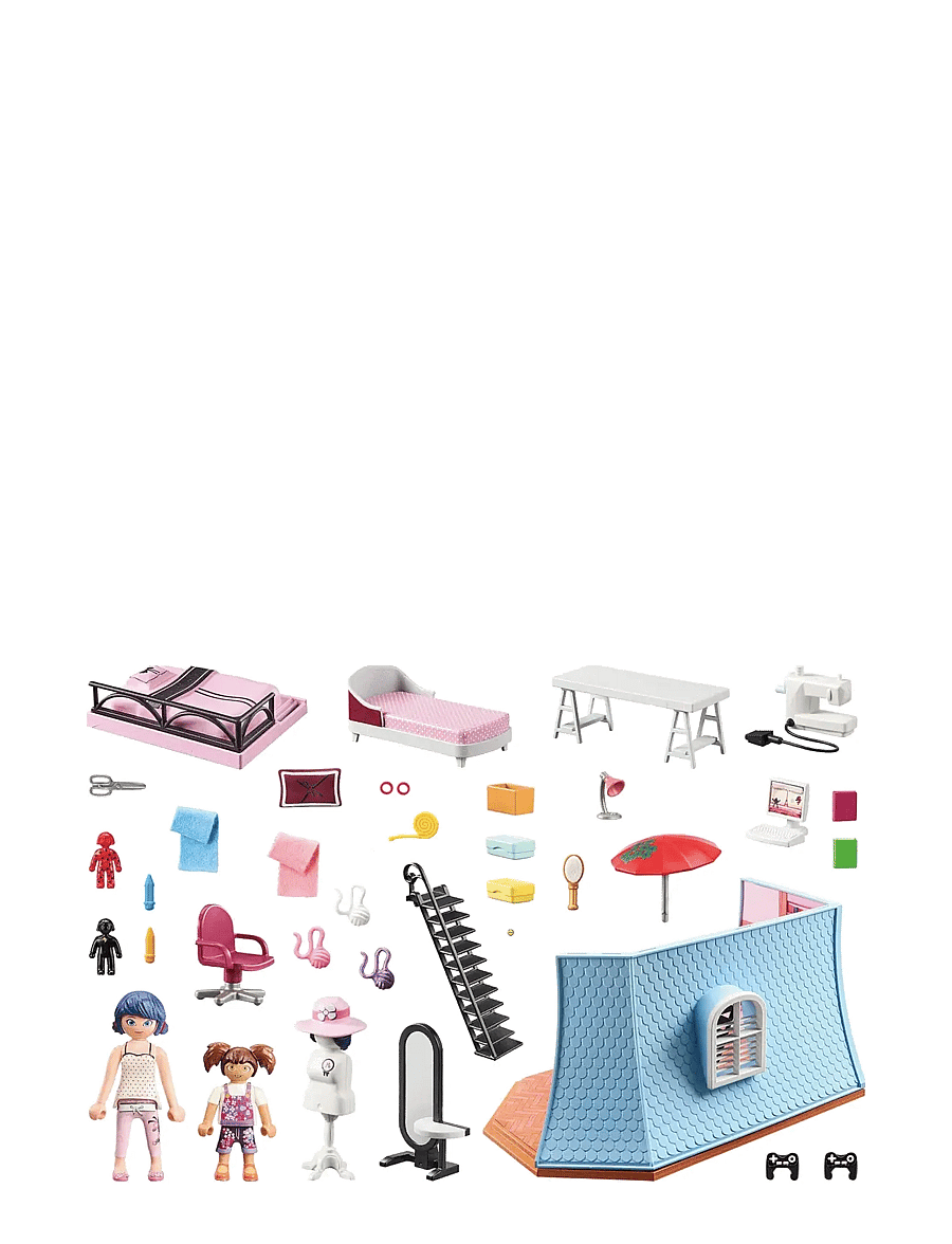 PLAYMOBIL - PLAYMOBIL Miraculous: Marinette's Loft - 71334 - playmobil figures - multicolored - 1
