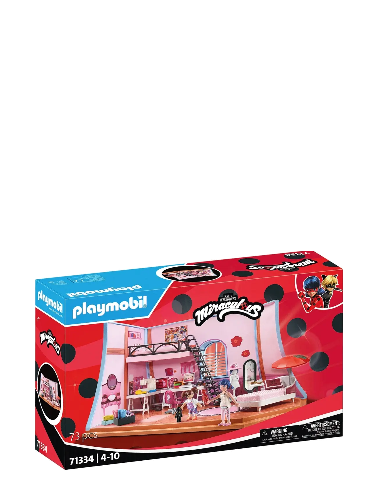 PLAYMOBIL - PLAYMOBIL Miraculous: Marinettes hems - 71334 - playmobil figures - multicolored - 3