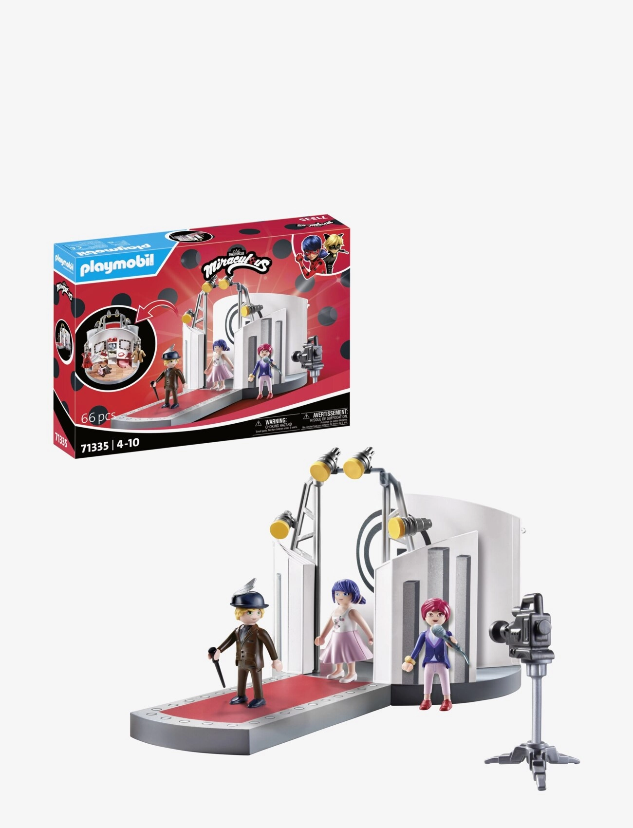 PLAYMOBIL PLAYMOBIL Miraculous: Gabriel's Fashion Show - 71335 - Neue Artikel! - MULTICOLORED / multi