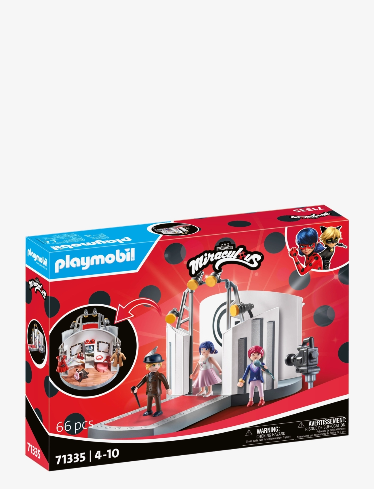 PLAYMOBIL - PLAYMOBIL Miraculous: Gabriels modeshow - 71335 - playmobil legetøj - multicolored - 2