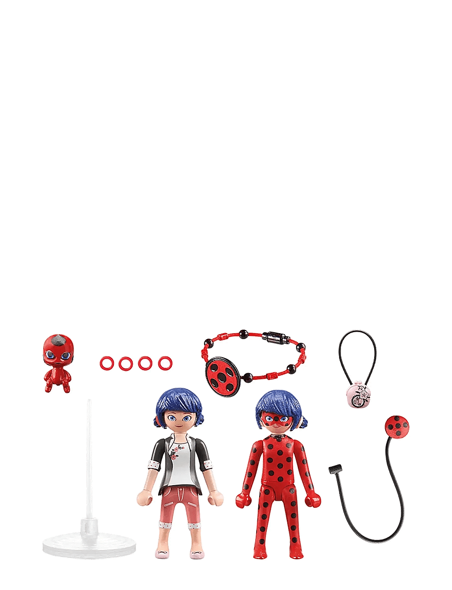 PLAYMOBIL - PLAYMOBIL Miraculous: Marinette & Ladybug - 71336 - playmobil figures - multicolored - 1