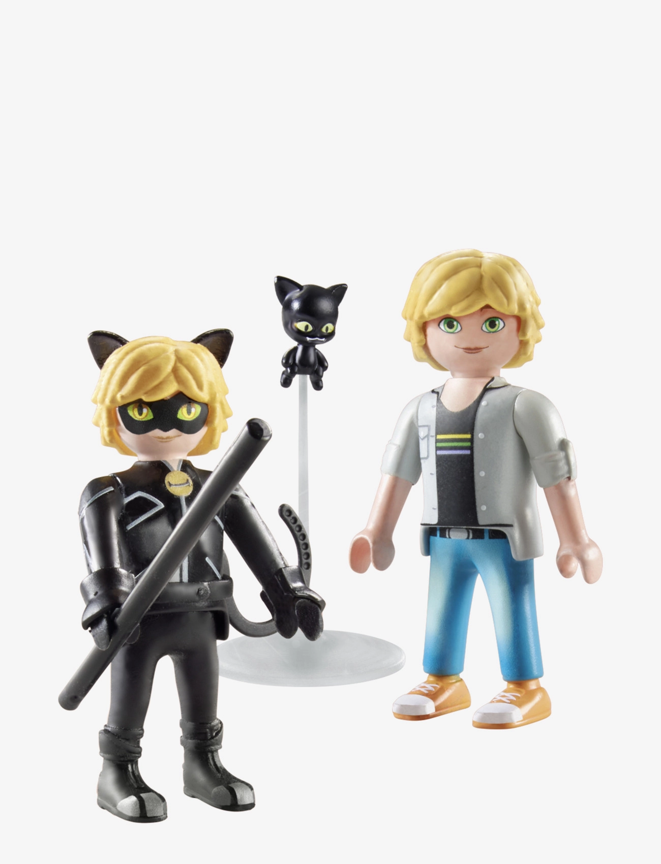 PLAYMOBIL Playmobil Miraculous: Adrien & Cat Noir - 71337 Patterned - One Size - Kinder