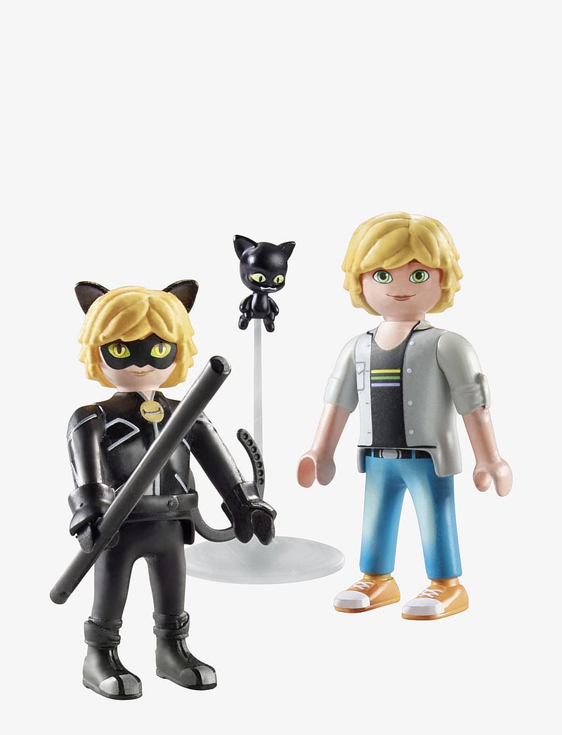 PLAYMOBIL - PLAYMOBIL Miraculous: Adrien & Cat Noir - 71337 - geschenke unter 30€ - multicolored - 0