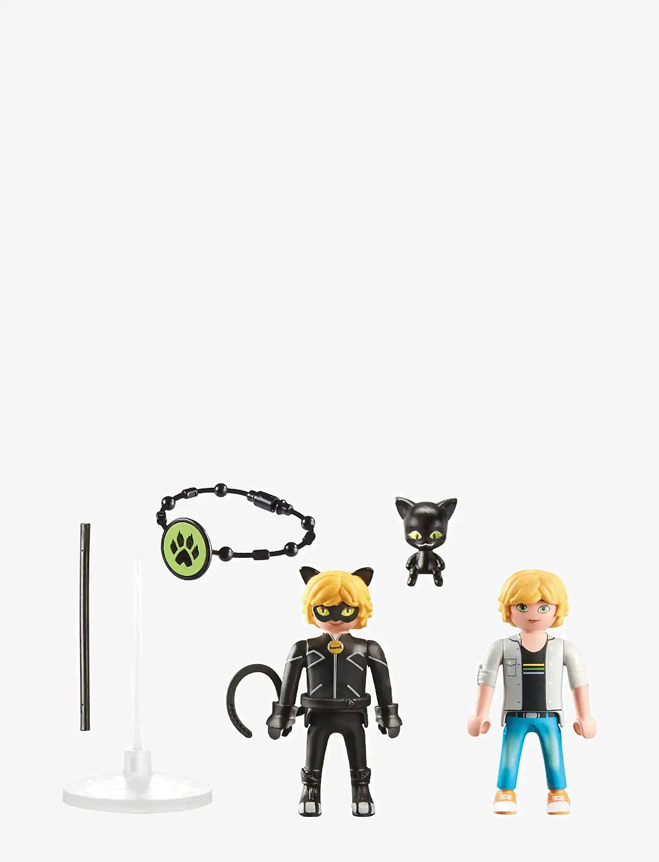 PLAYMOBIL - PLAYMOBIL Miraculous: Adrien & Cat Noir - 71337 - playmobil figures - multicolored - 1