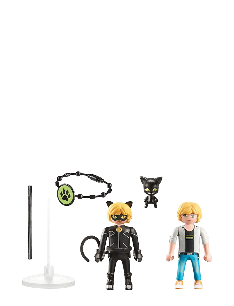 PLAYMOBIL - PLAYMOBIL Miraculous: Adrien & Cat Noir - 71337 - geschenke unter 30€ - multicolored - 1