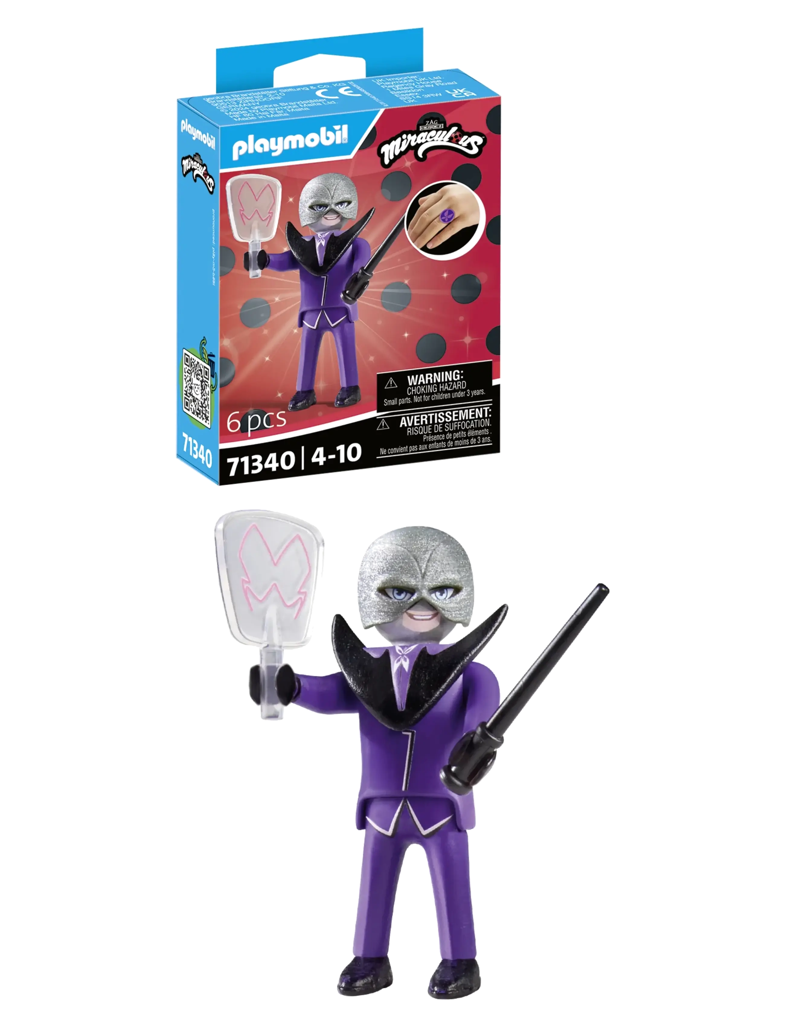 PLAYMOBIL - PLAYMOBIL Miraculous: Hawk Moth - 71340 - geschenke unter chf 30 - multicolored - 3