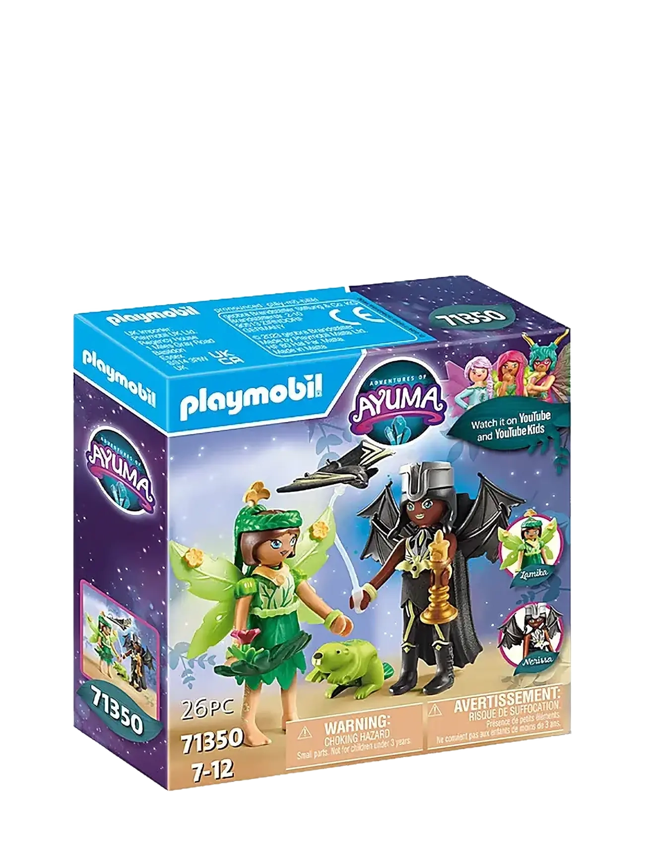 PLAYMOBIL - PLAYMOBIL Adventures of Ayuma Forest Fairy & Bat Fairy with Soul Animals - 71350 - playmobil adventures of ayuma - multicolored - 2