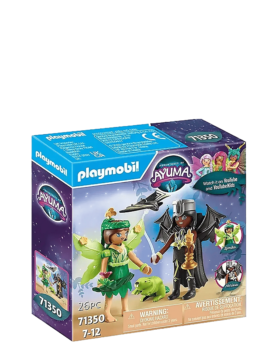 PLAYMOBIL - PLAYMOBIL Adventures of Ayuma Forest Fairy & Bat Fairy with Soul Animals - 71350 - playmobil adventures of ayuma - multicolored - 2