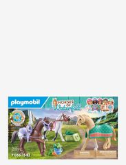 PLAYMOBIL - PLAYMOBIL Horses of Waterfall Three Horses with Saddles - 71356 - laveste priser - multicolored - 3