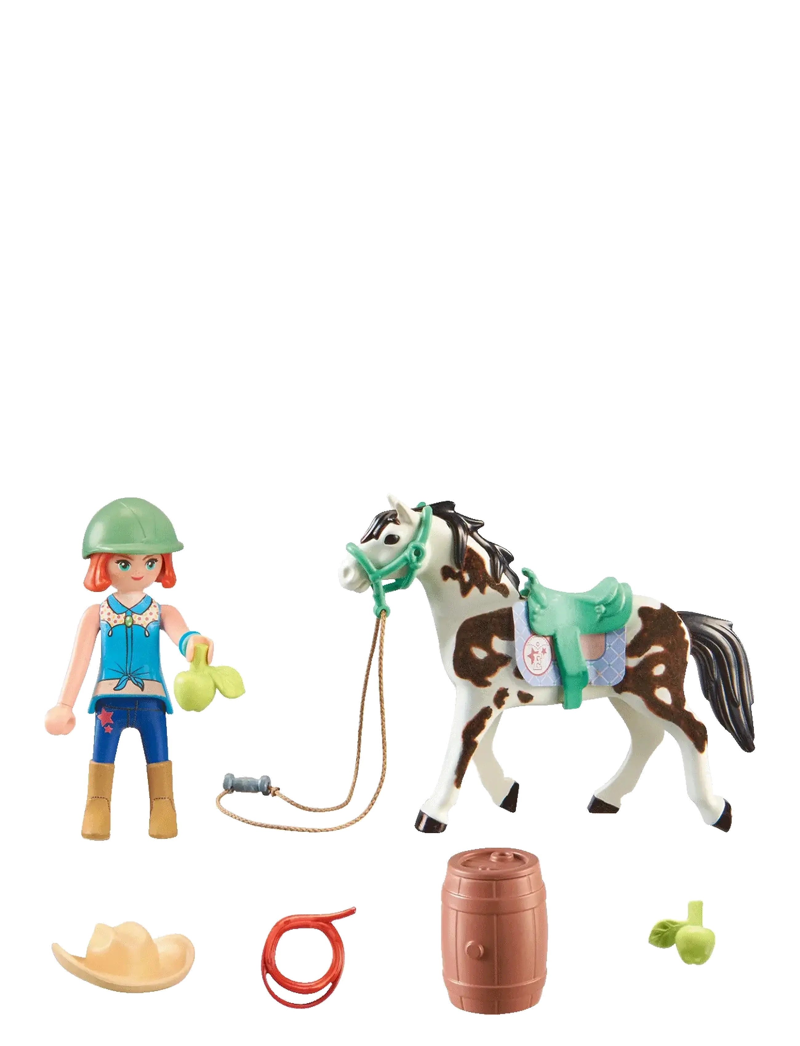 PLAYMOBIL - PLAYMOBIL Horses of Waterfall Feeding Time with Ellie and Sawdust - 71358 - playmobil horses of waterfall - multicolored - 2