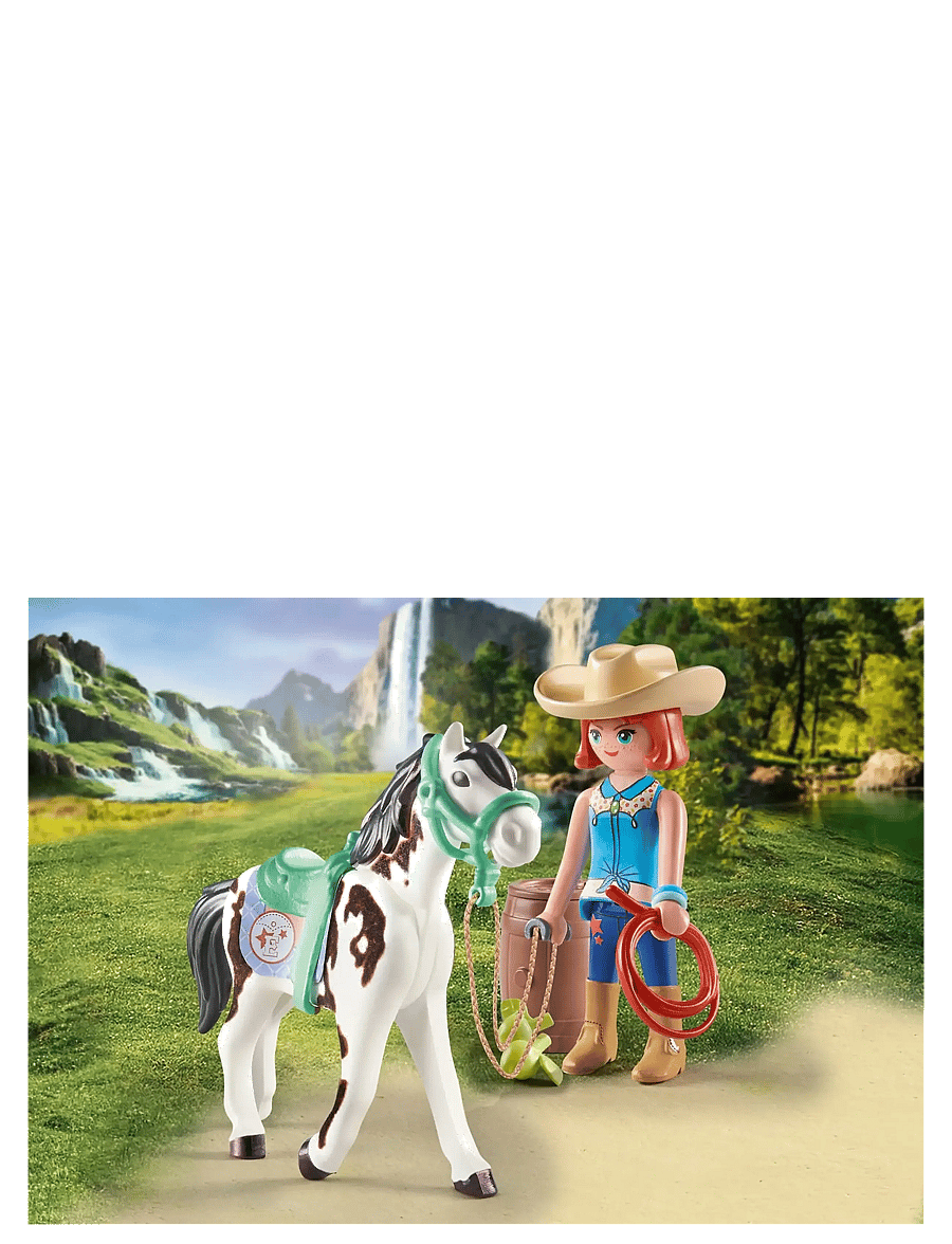 PLAYMOBIL - PLAYMOBIL Horses of Waterfall Feeding Time with Ellie and Sawdust - 71358 - playmobil horses of waterfall - multicolored - 3