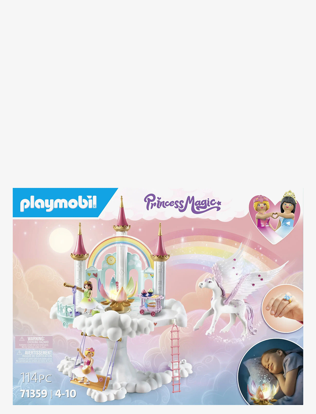 PLAYMOBIL - PLAYMOBIL Princess Magic Rainbow Castle in the Clouds - 71359 - playmobil princess magic - multicolored - 1