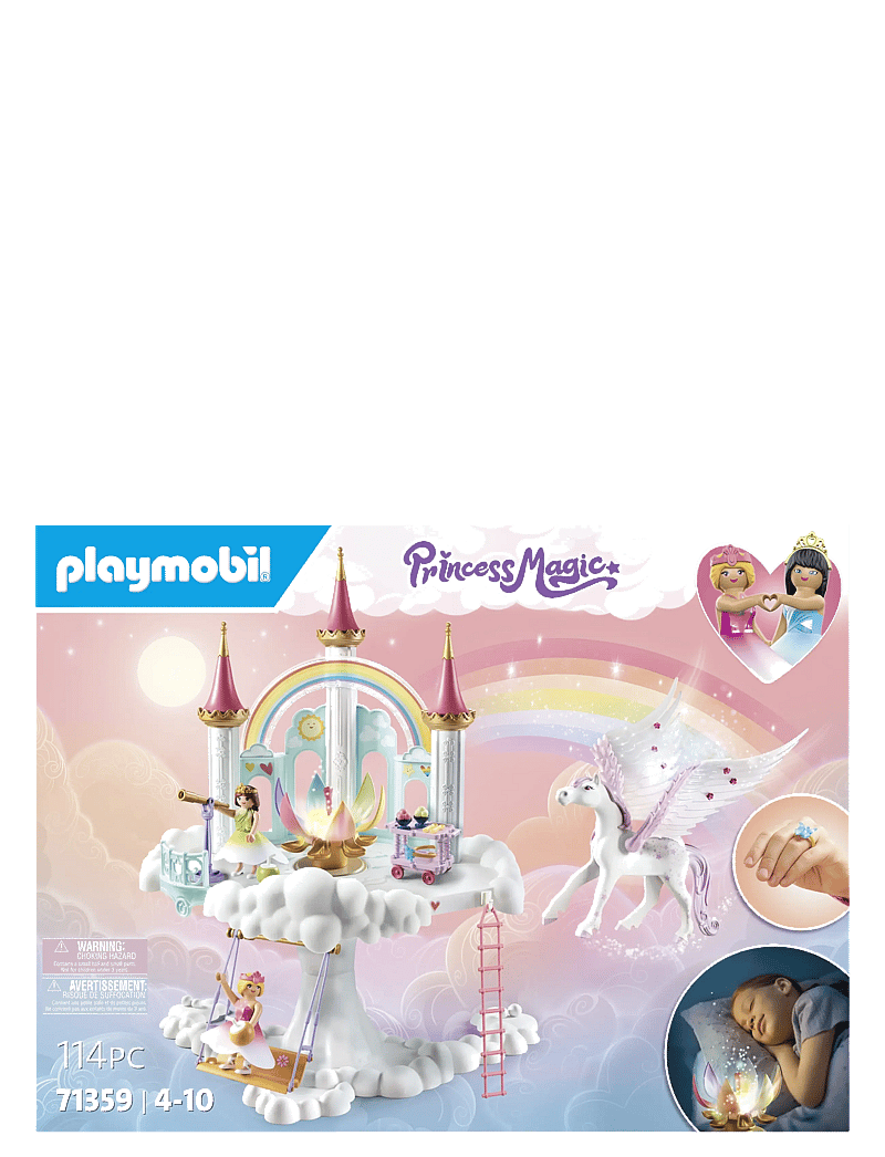 PLAYMOBIL - PLAYMOBIL Princess Magic Rainbow Castle in the Clouds - 71359 - playmobil princess magic - multicolored - 1