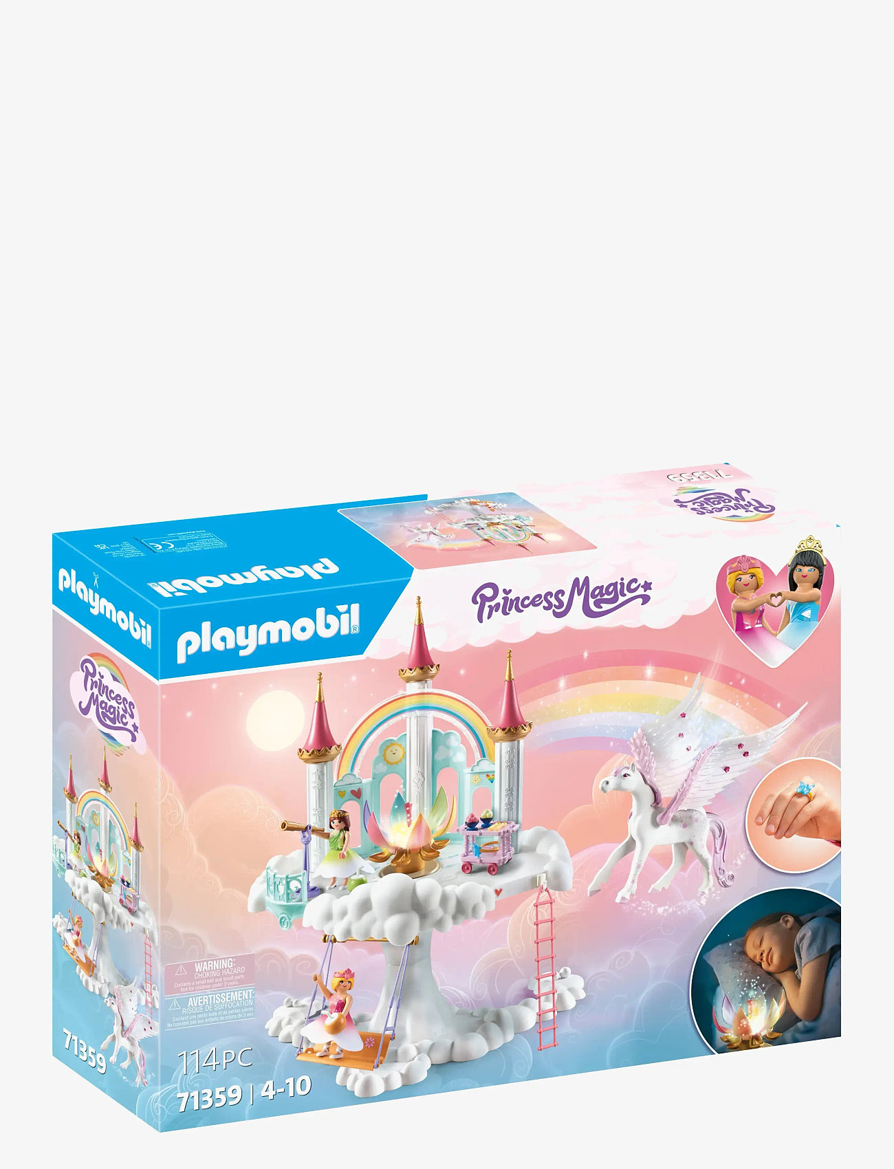 PLAYMOBIL - PLAYMOBIL Princess Magic Rainbow Castle in the Clouds - 71359 - playmobil princess magic - multicolored - 2
