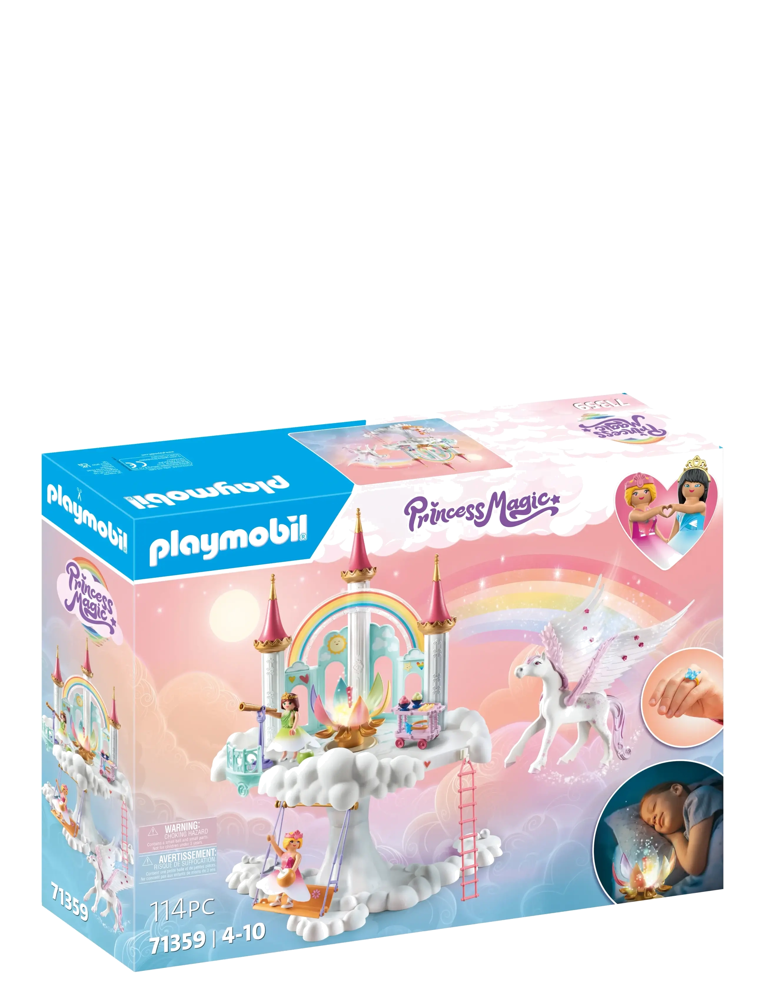 PLAYMOBIL - PLAYMOBIL Princess Magic Rainbow Castle in the Clouds - 71359 - playmobil leikföng - multicolored - 2
