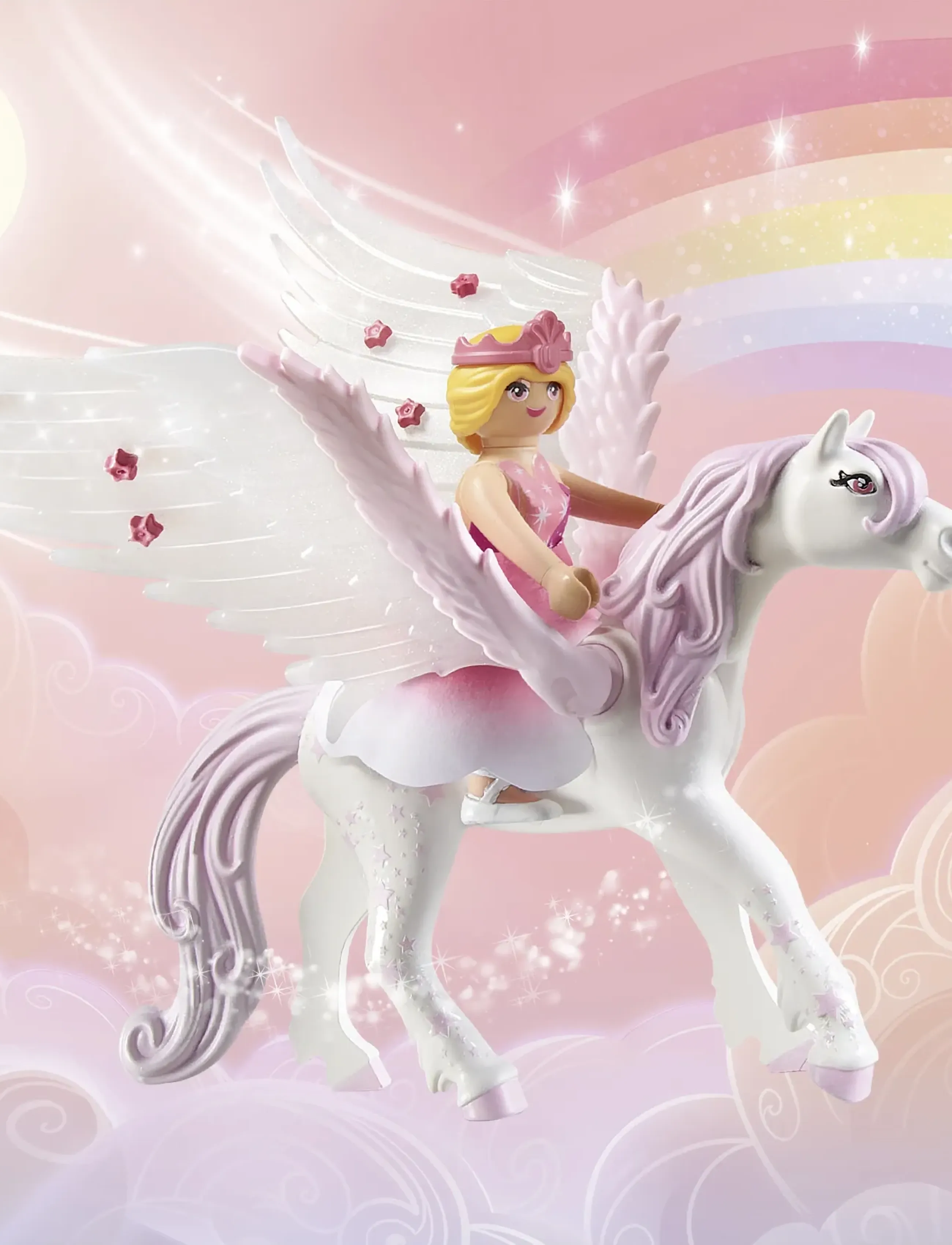 PLAYMOBIL - PLAYMOBIL Princess Magic Rainbow Castle in the Clouds - 71359 - playmobil leikföng - multicolored - 5