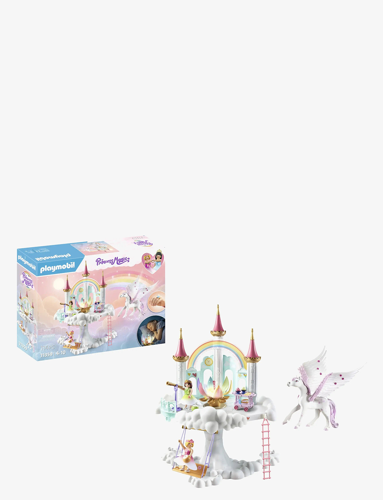 PLAYMOBIL - PLAYMOBIL Princess Magic Rainbow Castle in the Clouds - 71359 - playmobil princess magic - multicolored - 4